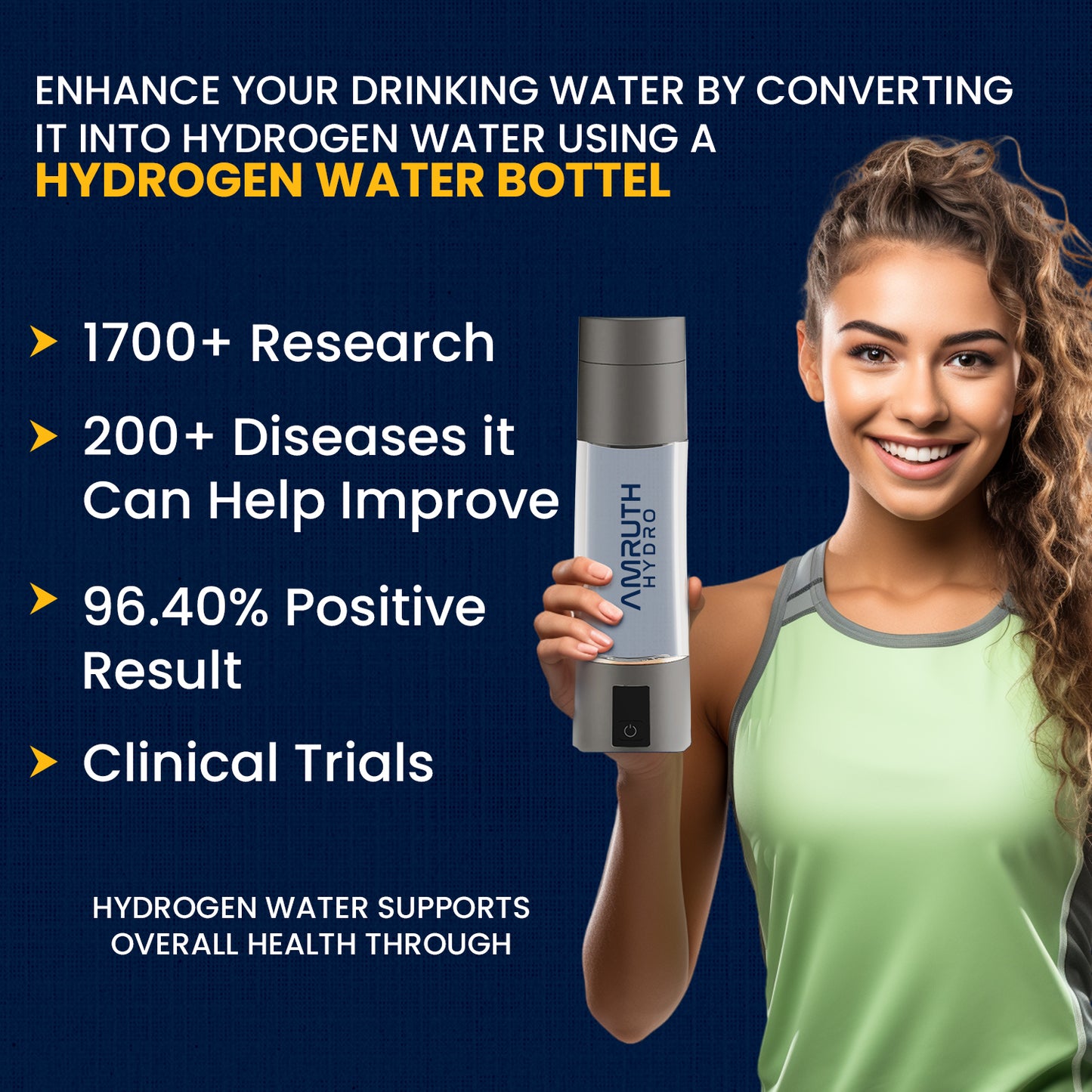 Hydrogen-rich Water Bottle (Product Model: ABS-FQ-06A)